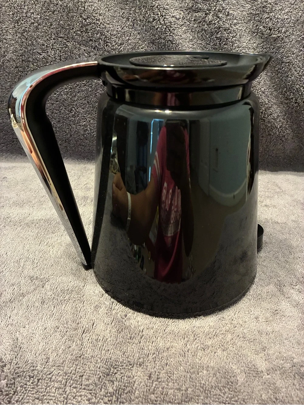 Keurig 2.0 Replacement Black/Chrome Coffee Pot K-Carafe Lid 32oz 1 Quart